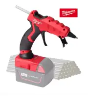 Milwaukee Portable Cordless Hot Glue Gun for Milwaukee 18V Battery Tools no Batt