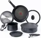 T-Fal Ingenio Nonstick Cookware Set 10 Piece, Induction, Oven Broiler Safe 500F,