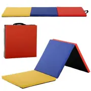 Gymnastics Mat for Kids Adults, Folding Extra Thick Tumbling Mats for Home Gy...