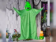 Nightmare Before Christmas Oogie Boogie Animated Light Up Sound Disney Halloween