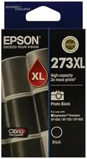 Epson 273XL High Yield Photo Black Ink (Genuine)
