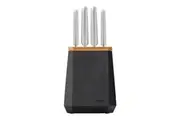 Furi Pro Stone 5pc Knife Block Set Midnight 5 Piece