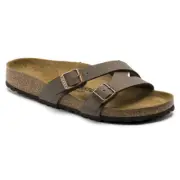 Birkenstock Yao Balance Mocha Birko-Flor Nubuck Sandal - NEW - Choose Size