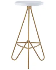 JONATHAN Y Trinity 30in Modern Industrial Tripod Backless Bar Stool