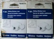 Gatehouse Sliding Window Locks (8-Pack) White • # 0235773 • NEW