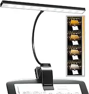 BrightArk 30 LED Super Bright Music Stand Light, Eye Caring Clip-on Piano Light, Dimmable 4 Color & 3 Brightness, USB-C Rechargeable, Clip on Music Stand Light, Perfect for Grand Piano, Guitar