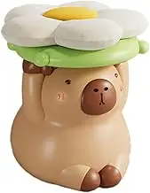 Capybara Stool, Capybara Shoe Changing Stool Seat Cushion Foot Rest Ottomans, Cute Sofa Stool, Footrest Seat, Animal Footstools Chair for Bedroom, Living Room, Whimsical Furniture for Kids