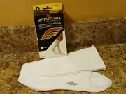 3M FUTURO Medical Compression Stockings Anti-Embolism Knee-Length White LG 1-Pr.