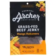 Jerky Beef Mango Habanero 2.5 Oz(Case Of 12) By Country Archer