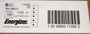 Energizer 390/389 SR1130S Silver Oxide Coin Cell Batteries 1.55V(100 BATTERIES)