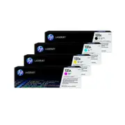 HP 131A Toner Cartridges Value Pack - Includes: [1 x Black, Cyan, Magenta, Yellow]