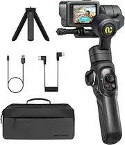 Gimbal Stabilizer for Go Pro, Handheld Gimbal with 360° Rotation for Video Recording, 3-Axis Gimbal Stabilizer Compatible with Gopro Hero 12/11, Osmo Action, Insta360 ONE R,Sony RX0-Smart G1