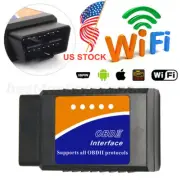 ODB2 OBDII WIFI Auto Car Diagnostic Scanner Tool Code Reader for Android iOS