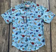 RSVLTS DROP ZONE CHRISTMAS YOU SHOULDN'T HAVE KUNUFLEX SHIRT MENS SMALL NEW