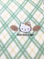 【震撼精品百貨】HELLO KITTY 凱蒂貓~三麗鷗 KITTY日本保暖毛毯/被子(雙人)-方格天使綠#05306