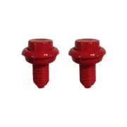 2 Pack - Pinball Arcade Cabinet Flipper Button - 1-3/8" Shaft - Red