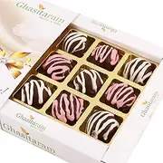 Ghasitaram Gifts Valentines Gift Valentines Day Chocolates for Girlfriend/Boyfriend/Husband and Wife Valentines Special Chocolate Valentines Gifts- Round Chocolates Box