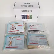 Poraxy 4 STEM Kits Newton's Pendulum Radio Transmitter Elevator Earth Sun Moon
