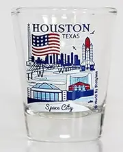Houston Texas Great American Cities Collection Glassware Shot Glass