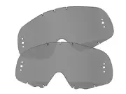 2x OAKLEY CROWBAR motocross GOGGLE roll off LENS ANTI FOG ANTI SCRATCH SMOKE
