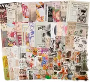 Vintage Scrapbook Supplies Pack (200 Pieces) for Junk Journal Bullet Journals Pl