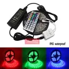 5M RGB Led Strip 5050 60LED/M DC12V waterproof +44Key Controller+12V 5A Power