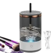 Automatic Makeup Brush Washer - Versatile Beauty Tool, Compact Cleaning Device | Travel-Friendly Brush Washing Gadget, Efficient Cosmetic Brush Purifier for Foundation and Liquid Applicators