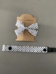 Baby Dummy Clips Pacifier Chain Soother Holder Dummie Strap And Bow