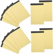 UTHCLO Mini Legal Pads 12 Small Note Pads Ruled Paper School Supplies College Portable