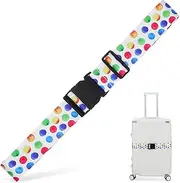 [WRITWAA] Luggage Straps for Suitcases:Polyester Travel Belt for Connecting Bags and Suitcases, Unique Identifiers Multi-Color Travel Accessory
