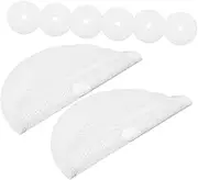 Angoily Silicon Dehydrator Trays 8pcs Easy to Clean Non Stick Sheets for Jerky Fruit and Vegetable Drying
