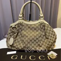 在飛比找PopChill優惠-[二手] GUCCI 211944 Sukey系列 雙G緹花