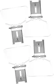 Angoily 4pcs Bench Grinder Eye Shield Replacement Transparent Bench Grinder Safety Guards Protective Covers For Home Or Small Workshops