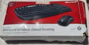Microsoft Wireless Optical Desktop Keyboard & Wired Mouse PC/Mac/PS2 USB Port