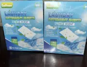 (2) Laundry Detergent Sheets 180 Loads Hypoallergenic Compact Laundry Detergent