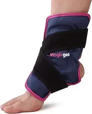 Ankle Ice Pack Wrap - Flexible Hot & Cold Packs - Ice Packs for Ankles and Heel - Foot Cryotherapy Icepack Wrap - Alternative to Ice Socks or Cooling Socks for Cold Feet