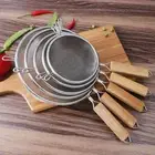 Mesh Filter Spoon Mesh Sieve Mesh Strainer with Handle Wire Sieve for Filtering