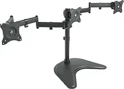 VIVO Triple Monitor Mount Fully Adjustable Desk Free Stand for 3 LCD Screens Up to 24 Inches (Stand-V003P)