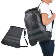 Hurley Men's Phantom Roll Top Cinch Sack - Black/Anthracite
