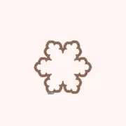 (Set of 3 Sizes) Snowflake Polymer Clay Cutter (style 2) - winter christmas snow