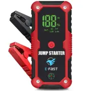 20000mAh Jump Starter Power Bank 12V | 1000A Car Booster | LED Flashlight USB