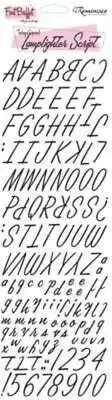 Alphabet Rubons - Lamplighter Script - Reminisce