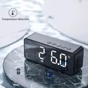 G50 Wireless Bluetooth Speaker with FM, Mini Card Support, Mirror Alarm Clock