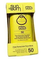 Sun Bum Kids Clear Sunscreen SPF 50 Face Stick - 0.53 oz - Ex: 7/25