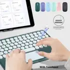 For Samsung Galaxy Tab S10+ S9 FE/S9 S8 S6 Lite A8 A9+ Touchpad Keyboard Mouse