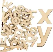GETAJGHSD Wooden Alphabet Set Boys and Girls Doodling Learning Toy DIY Craft Decor Unfinished Greek Letters for Home Wedding