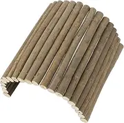 Bendable Wood Tunnel, Extra Large Safe Wood Hamster Tunnel Climbing Toy Exercise for Ferret for Rat for Gerbil (20 * 30CM)