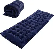 RedSwing XL Cot Mattress Pad, Cot Pads for Camping, 1.5''/3.2'' Thick Cotton Camping Cot Mattress Pads, Soft and Comfortable, Blue/Grey