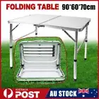 BBQ Camping Table Folding Aluminium Portable Picnic Outdoor Foldable Desk 90x60