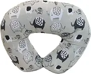 NurSit Basic Nursing Pillow and Positioner, Elephants Print
